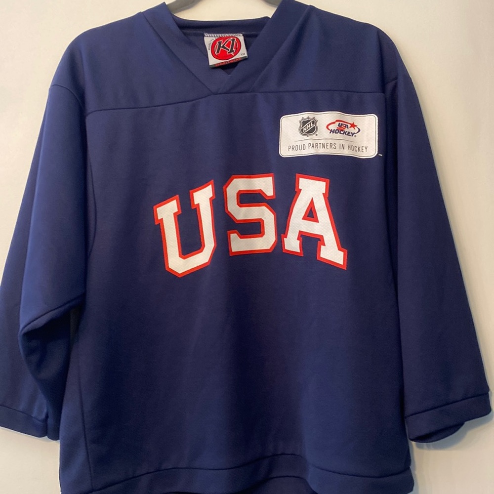 Kids USA hockey jersey